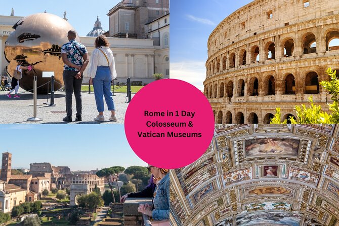1-Day Rome: Vatican & Colosseum Tour - Key things to know before you go