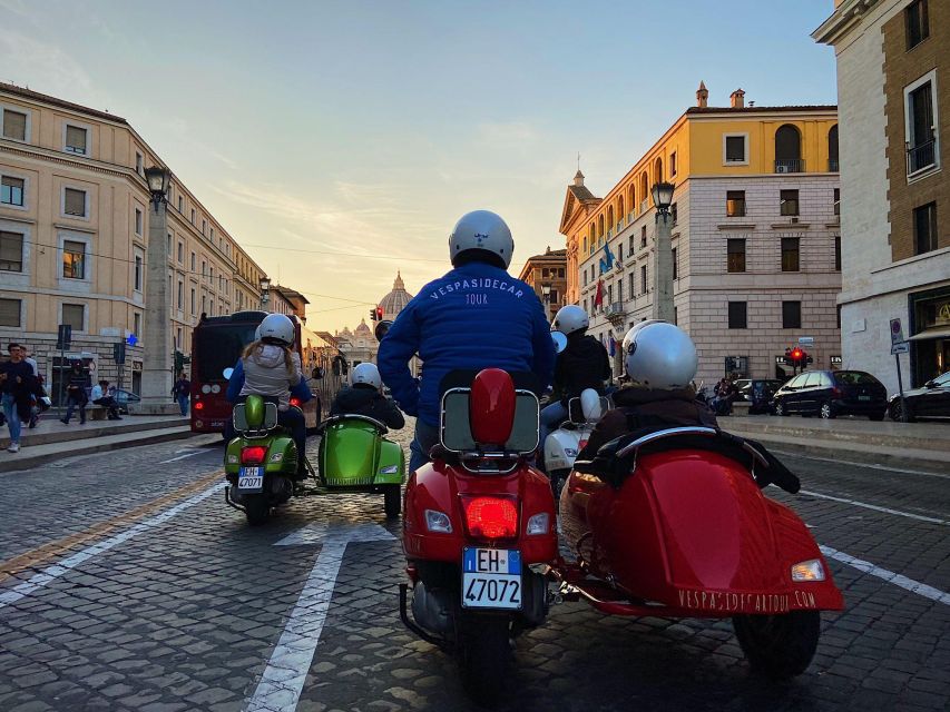 Afternoon Vespa Sidecar Tour with Gourmet Gelato Stop - Pantheon entry: your time inside is where the tour pays off