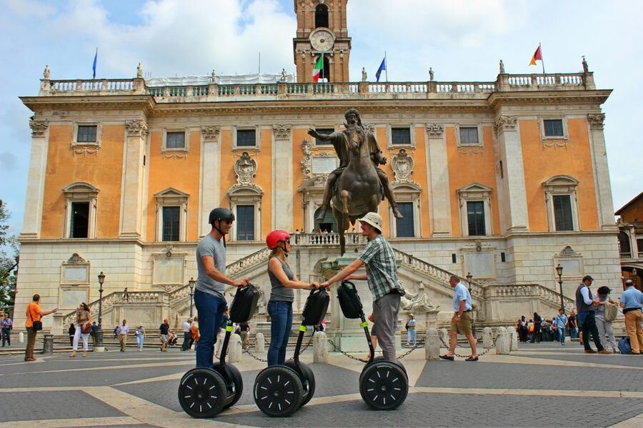Ancient Rome Half-Day Segway Tour - Getting Started at Piazza del Gesù and Learning the Segway Routine