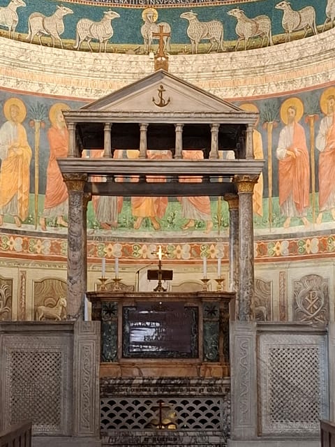 Bone Crypts & S. Clemente ENGLISH tour - tickets included - From Capuchins to the Colosseum Area by Black Cab