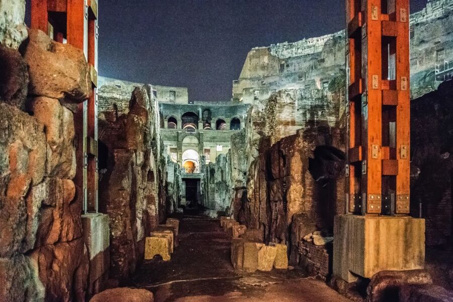 Colosseum by Evening Guided Tour with Optional Arena Access - Meeting at Trajan’s Column: easy start at Piazza Venezia