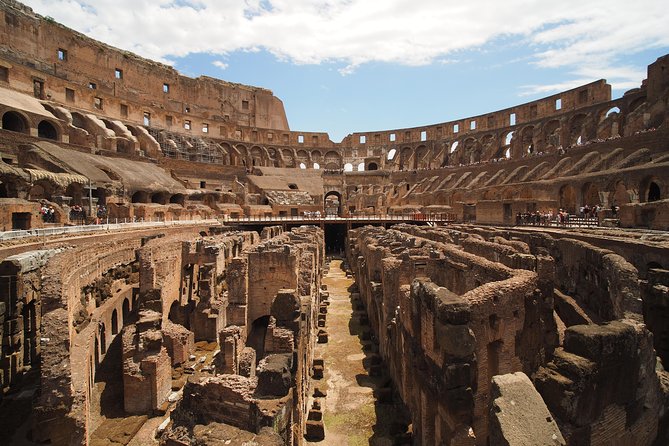 Colosseum Underground & Ancient Rome Guided Tour - Arena floor and photo moments above the dungeons