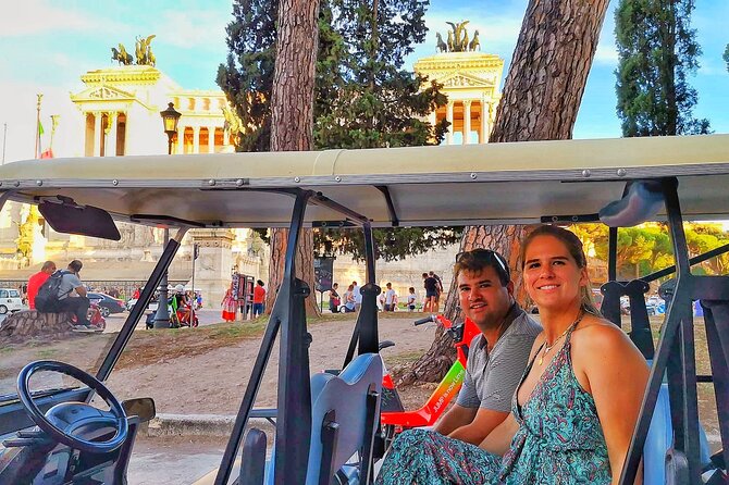 Exclusive Golf Tour Private VIP with Local & Gelato o Wine - How the Electric Golf Cart Makes a 3-Hour Rome Hit List Feel Easy