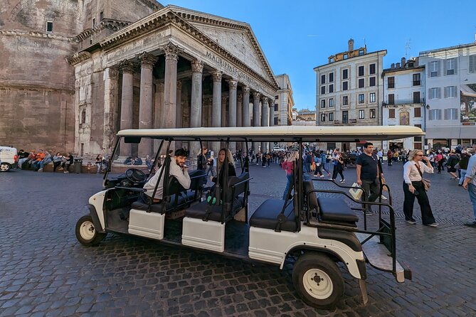 Explore Rome on a Golf Cart: Private Tour - Altare della Patria (Vittoriano area) and the Colosseum without the hassle