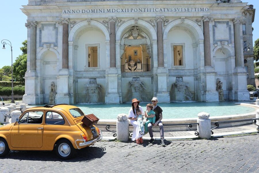 Fiat Cinquecento Vintage Rome City & Photo Tour - Meet at Caffè Oppio, then get moving fast in a small classic