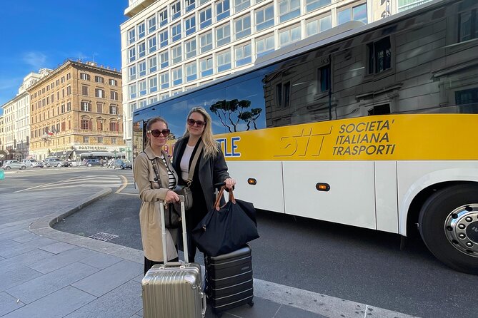 Fiumicino Airport Shared Shuttle Bus to Rome Termini & Vatican - What the Ride Feels Like: Time, Traffic, and Shared-Seat Reality