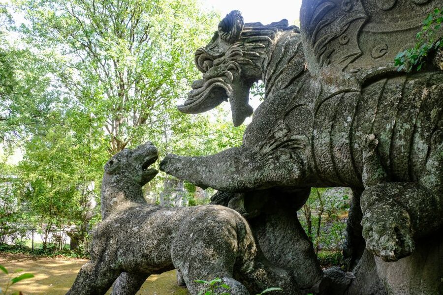 From Civitavecchia: the Dying City and Monster Park Tour - A day trip with two very different moods