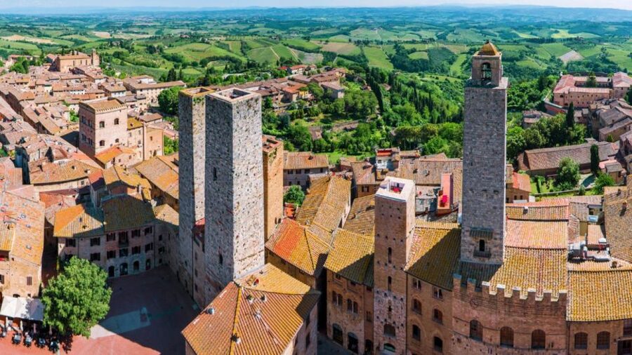 From Rome: Florence & Tuscany Day Tour by High-Speed Train - San Gimignano free time: towers, cobblestones, shops, and gelato odds