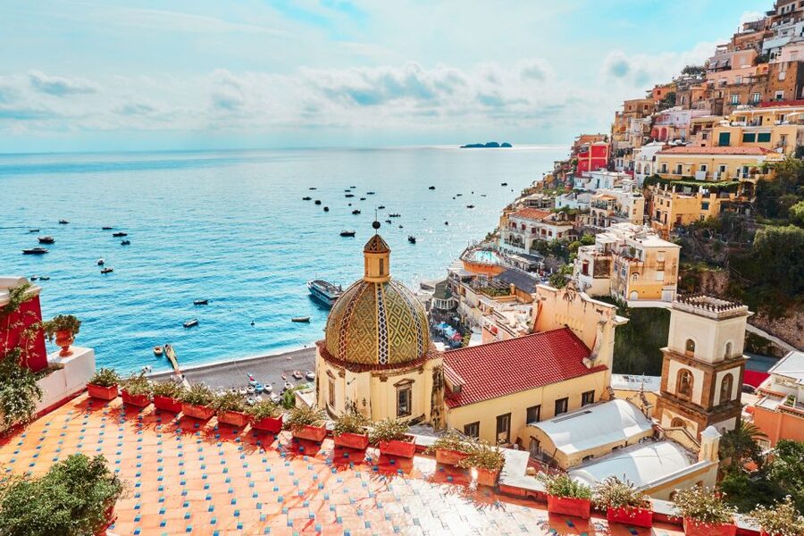 From Rome: Pompeii & Amalfi Coast Full-Day Trip - Inside Pompeii: the food market, baths, and wealthy homes