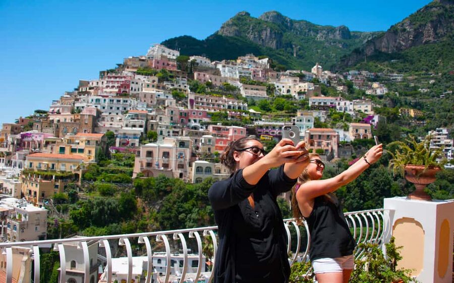 From Rome: Pompeii, Positano and Amalfi Coast Day Trip - Outdoor reality: heat, uneven ground, and security checks