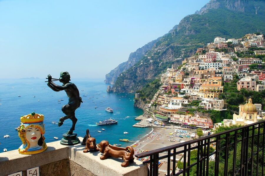 From Rome: Positano & Amalfi Coast Day Trip by Train & Ferry - Amalfi free time (1.5 hours): cathedral area and cliffside town shape