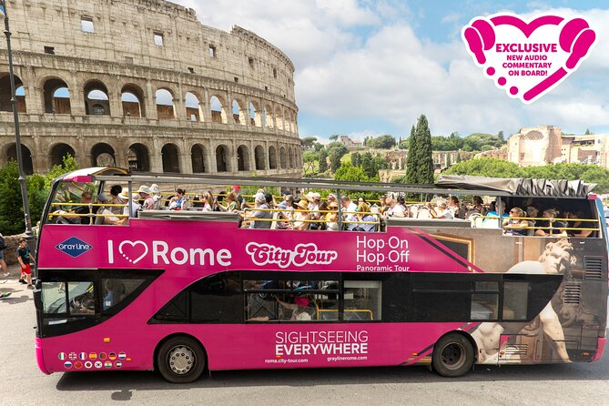 I Love Rome : Hop on Hop off Open Bus Tour - Why this hop-on hop-off bus is a smart Rome first-day move