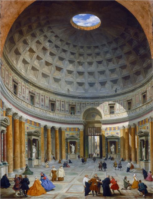Pantheon Skip-the-Line Priority Ticket with Pantheon E-Book - Meeting at the Pantheon Door and Getting Your Ticket Straight