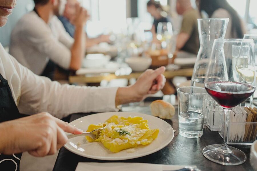 Pasta & Tiramisù making in the heart of Rome - The drinks and meal: Prosecco, wine, and a homemade lunch you’ll remember