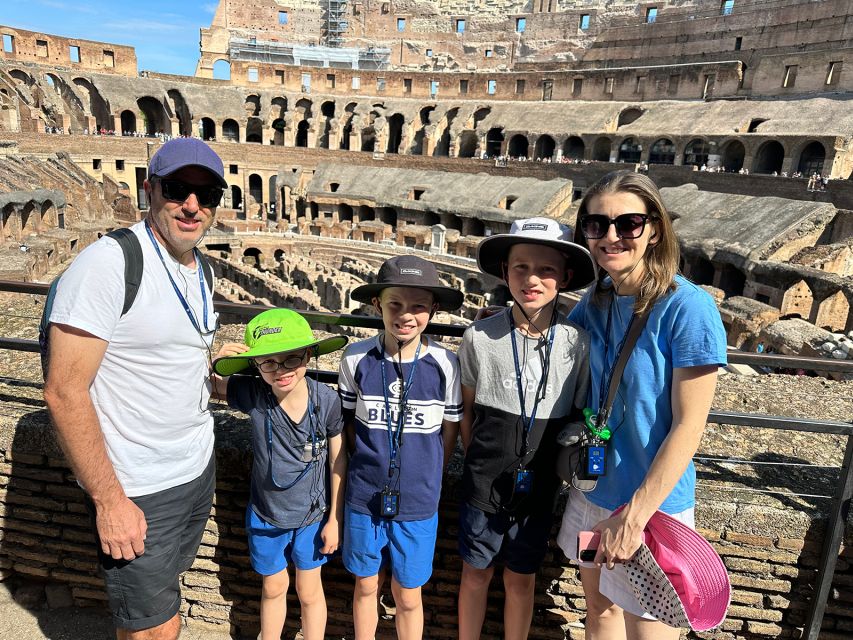 Private Colosseum & Ancient Rome Family Tour for Kids - Entering the Colosseum With Reserved Tickets (and Real Breathing Room)