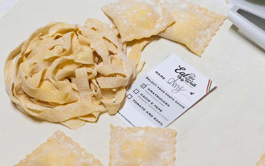 Rome: 3-in-1 Fettuccine, Ravioli, and Tiramisu Cooking Class - Fettuccine and the Roman Sauce Choice That Keeps It Personal
