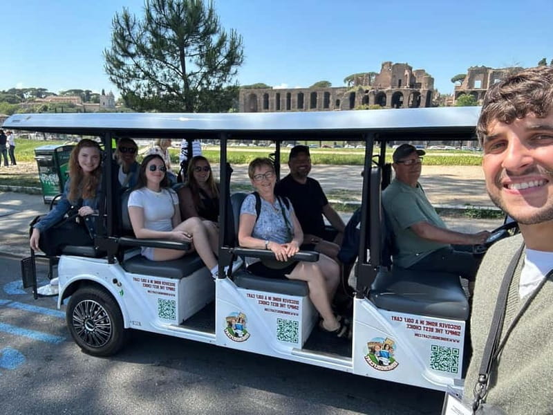Rome: 4 Hour Electric Golf Cart Tour with Hotel Pickup - Where You Meet and How Hotel Pickup Fits Your Schedule