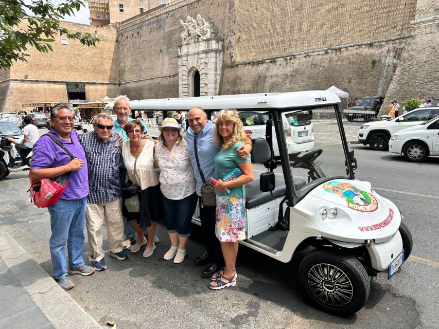 Rome: 4 Hour Electric Golf Cart Tour with Hotel Pickup - Giardino degli Aranci and the Viewpoint Value