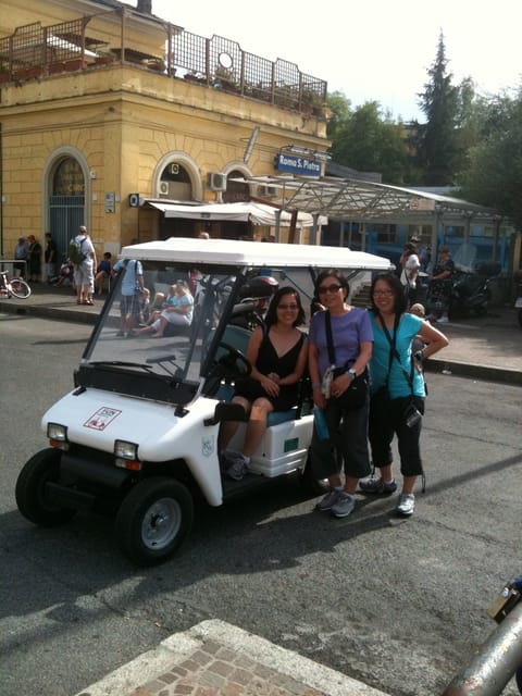 Rome: 4-Hour Private Afternoon Golf Cart City Tour - Getting Picked Up and Staying Comfortable for 4 Hours