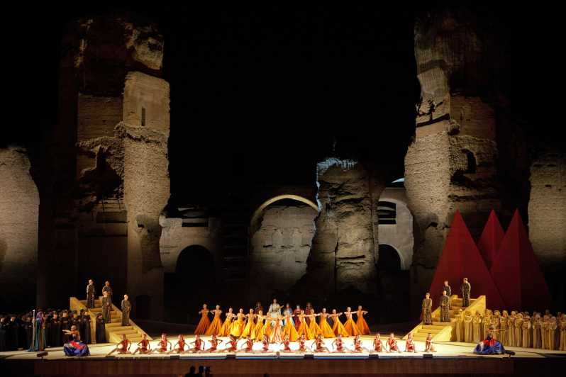Rome: A Night at the Opera - Baths of Caracalla - Inside the Open-Air Theatre Experience: Ruins, Night Air, and the Bar