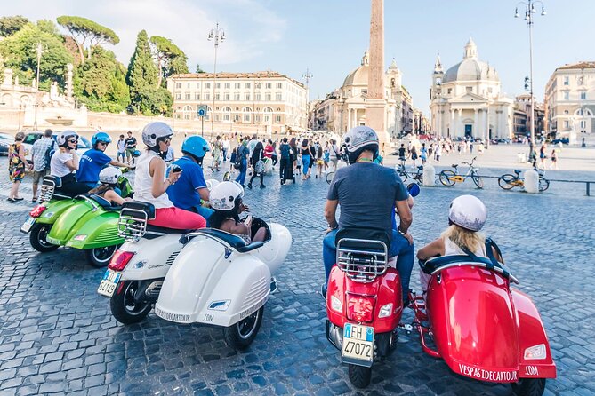 Rome Afternoon Sightseeing Vespa Sidecar Tour with Gourmet Gelato - Janiculum Hill Views and the Trastevere Alley Drive