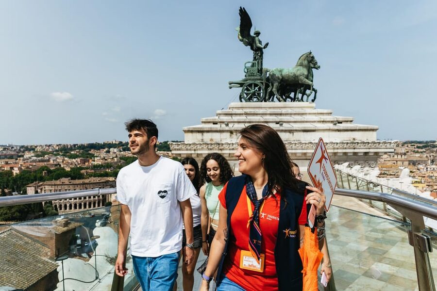 Rome: Altar of the Fatherland Elevator and Museum Tickets - Ancient Rome Video and the Panoramic View App, How You Make Sense of What You See