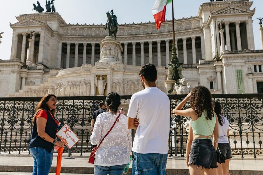 Rome: Altar of the Fatherland Elevator and Museum Tickets - The Glass Panoramic Elevator and the Rooftop Terrace Under the Chariot