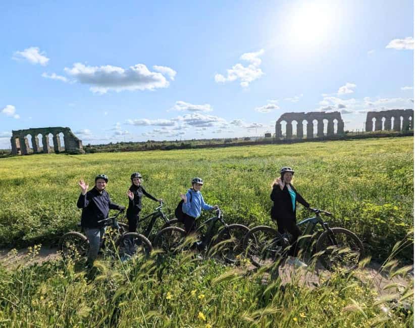 Rome: Appian Way, Aqueducts, & Catacombs E-Bike Guided Tour - Leaving central Rome fast, and why that matters