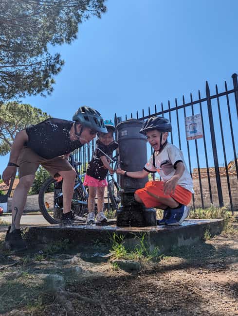 Rome: Appian Way, Aqueducts, & Catacombs E-Bike Guided Tour - Torre Fiscale Park and Caffarella Park: countryside breaks between monuments