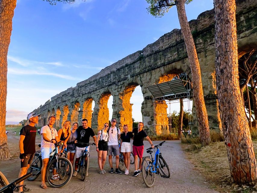 Rome: Appian Way & Catacomb Sunset E-bike Tour with Aperitif - Key highlights you should care about