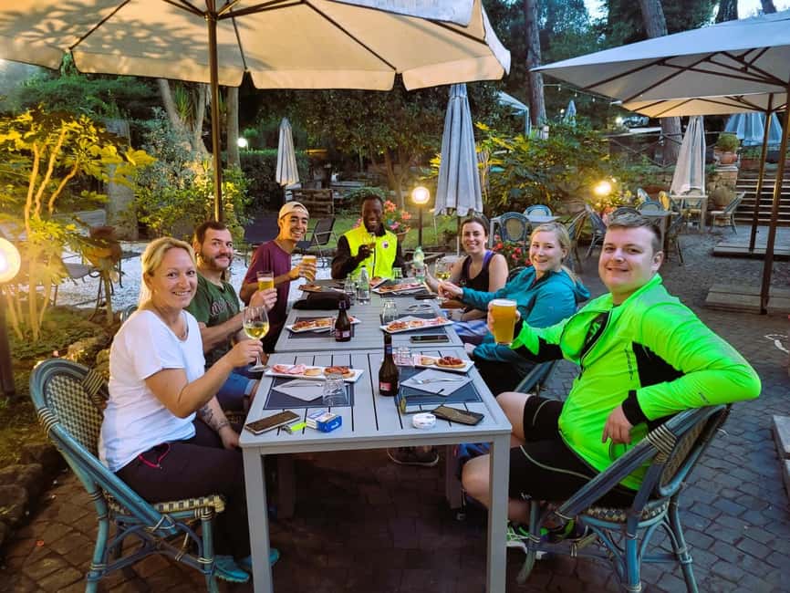 Rome: Appian Way & Catacomb Sunset E-bike Tour with Aperitif - How hard is the ride really? E-bike help, but you still ride