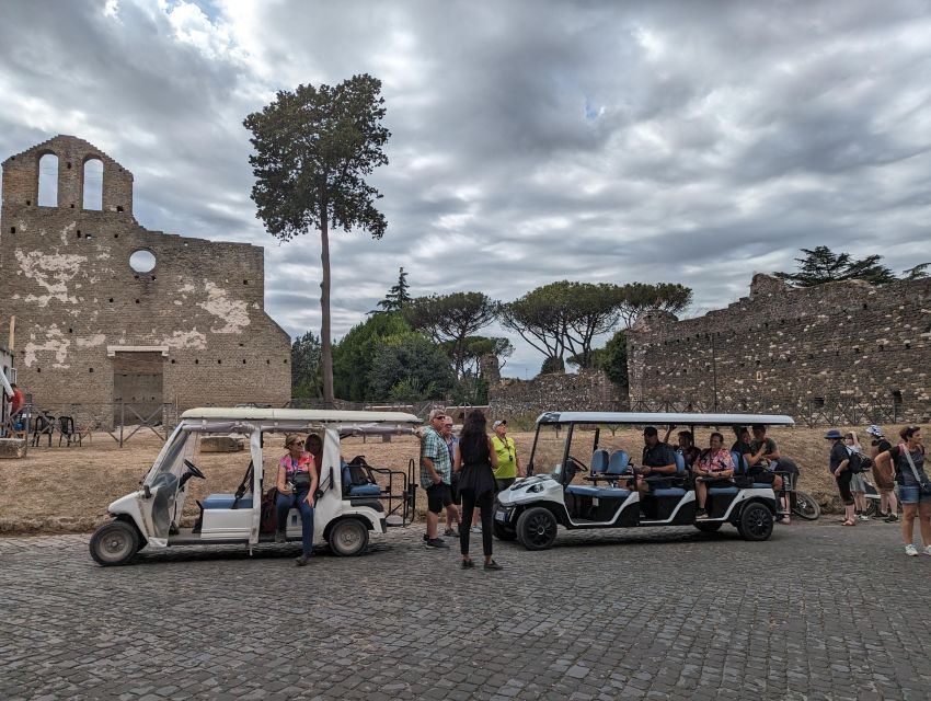 Rome: Appian Way & Catacombs Golf Cart Shared Tour - Circus of Maxentius and Capo di Bove, Rome’s scale with fewer crowds