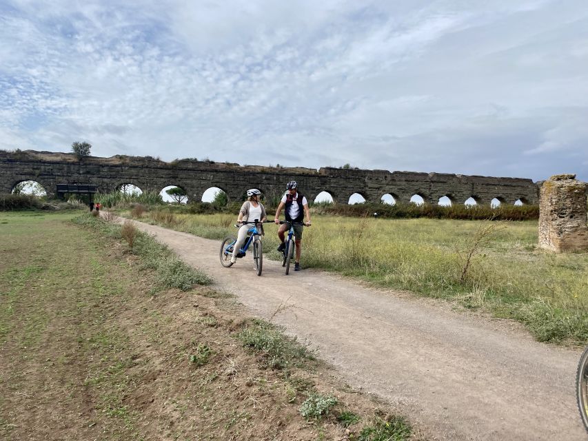 Rome:Appian Way E-bike Tour with Catacombs, Aqueducts & Food - Price and value at about $96.29 for 5 hours