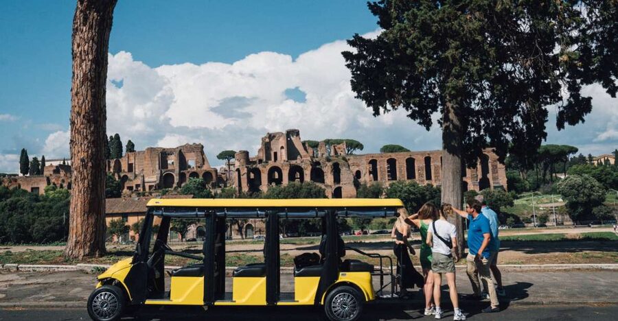 Rome: Appian Way Golf Cart Tour with Roman Catacombs Entry - Meeting at Via Monterone, then Zipping Out of Central Rome