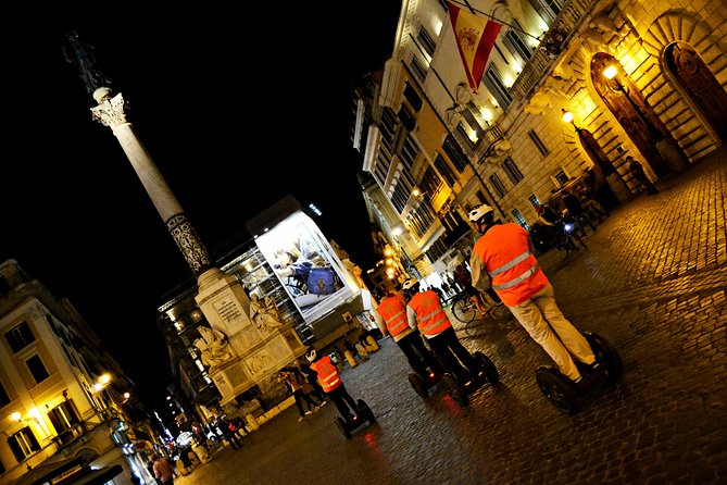 Rome at Night Segway Small Group Tour - The Pantheon From the Outside, Plus Spanish Steps in Evening Motion