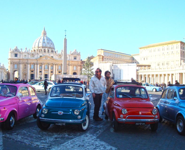 Rome: Aventine Hill Tour in Vintage Fiat 500 Convoy - Key highlights at a glance