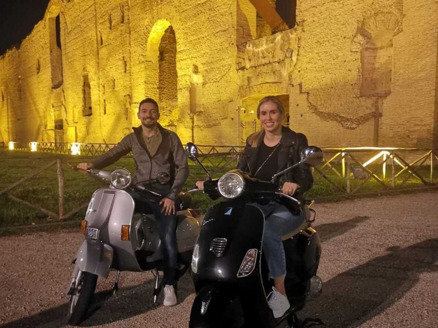 Rome by Night Vespa Tour With Driver/Private Guide - Key highlights you should know