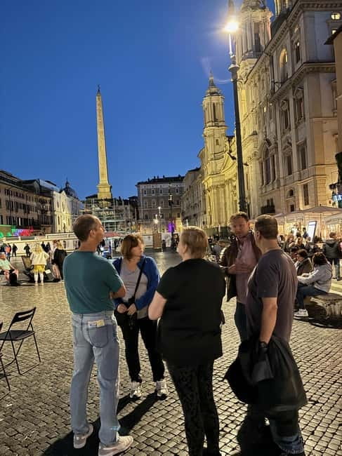 Rome: Capuchin Crypt & Rome’s Dark Secrets Small Group Tour - Trevi Fountain at night, love and legend with a darker edge