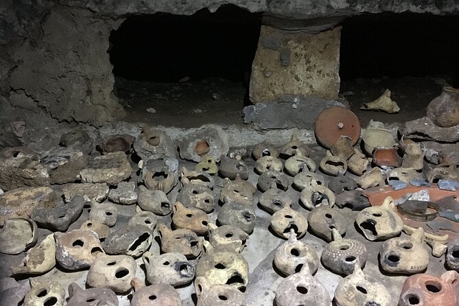 Rome Catacombs & Capuchin Crypts VIP Group Tour with Transfers - Santa Maria in Cosmedin: Pope Hadrian I’s crypt and the Mouth of Truth