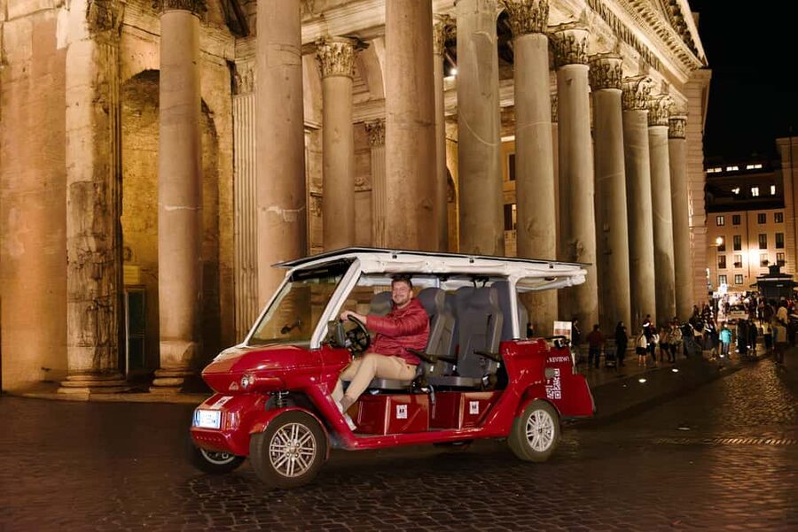 Rome: City Golf Cart at Night Tour - Key points before you go