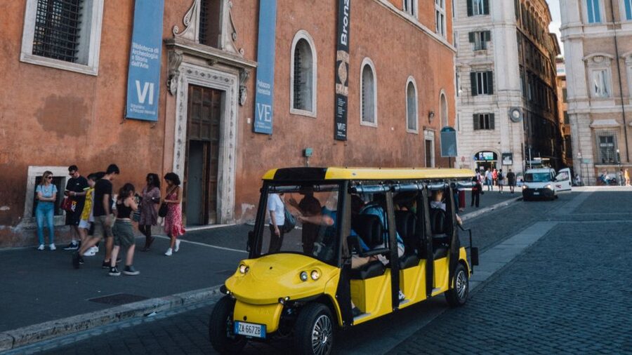 Rome: City Highlights Golf Cart Tour with Local Guide - Piazza Venezia, the Colosseum zone, and gladiator stories that hit
