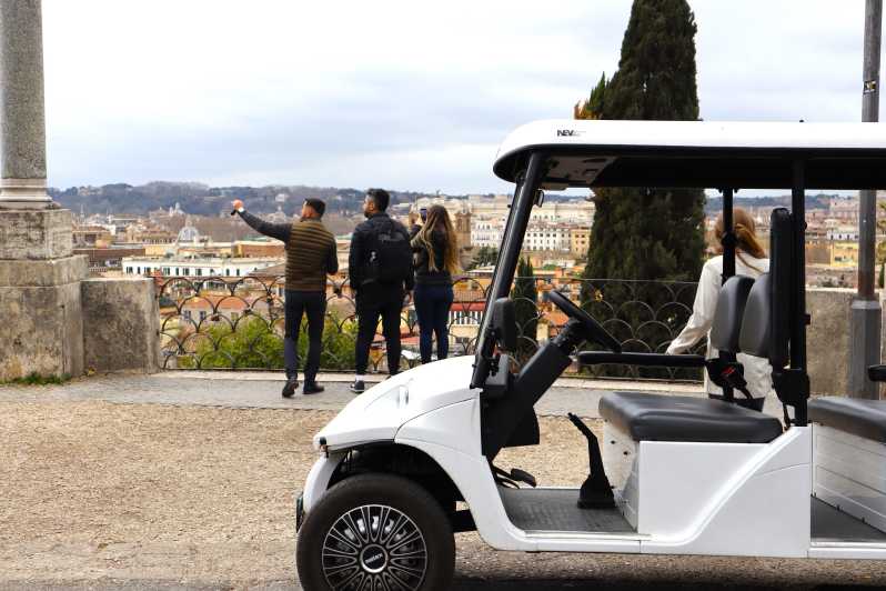 Rome: City Highlights Golf Cart Tour - Meeting at Piazzale del Museo Borghese: start where the view is already good