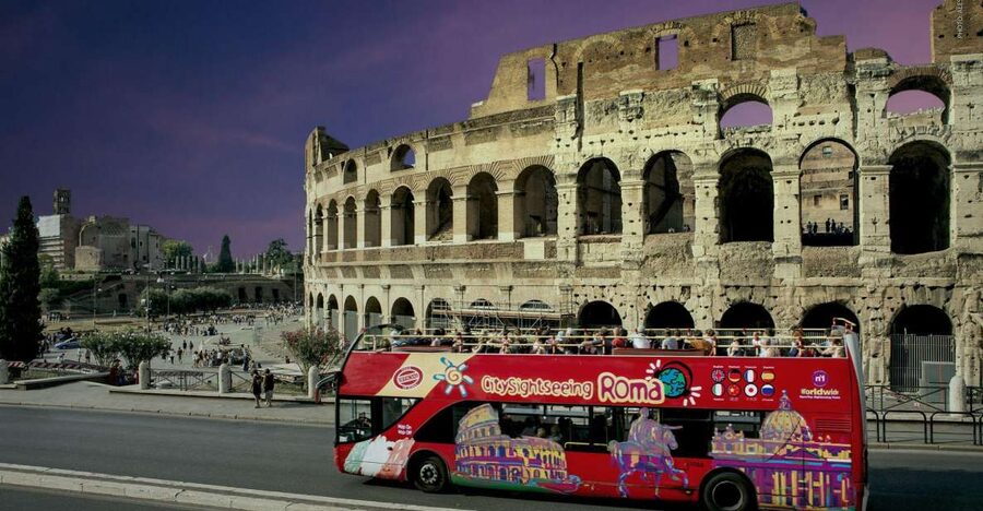 Rome: City Highlights Open-Top Bus Night Tour - Rome at Night, From a Red Double-Decker Perspective