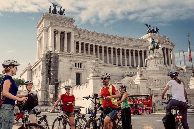 Rome City Small Group Bike Tour with quality Cannondale EBike - Family-friendly details: child extensions and ages