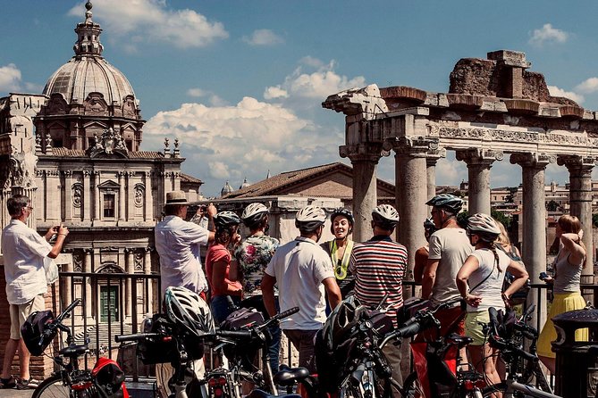 Rome City Small Group Bike Tour with quality Cannondale EBike - Trevi Fountain: the legend, plus a manageable stop