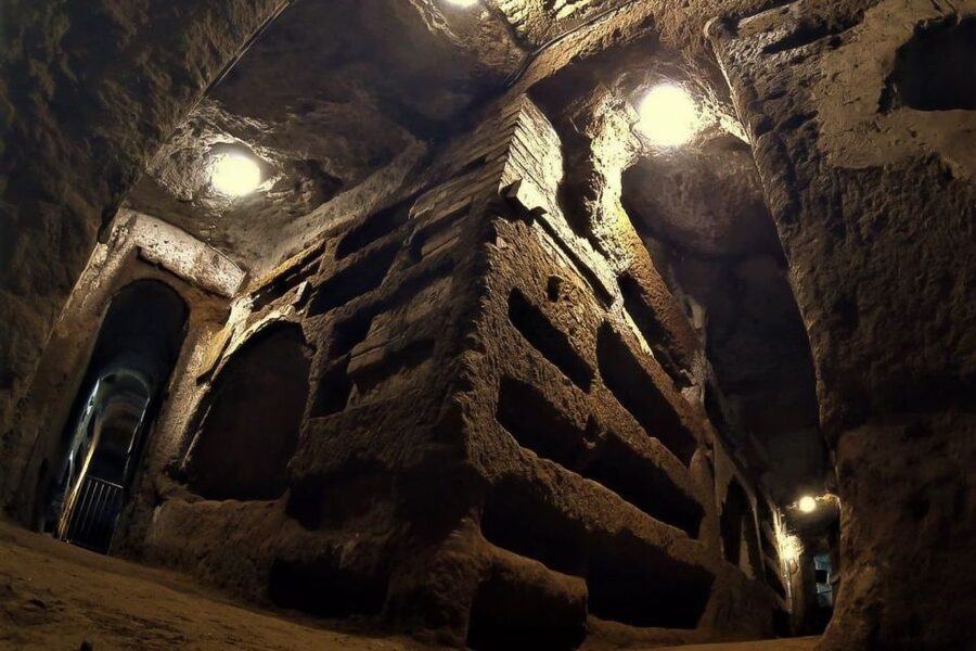 Rome: Colosseum, Ancient Rome and Catacombs Tours & Tickets - Guided Catacombs on the Appian Way: Frescoes, Crypts, and Tombs