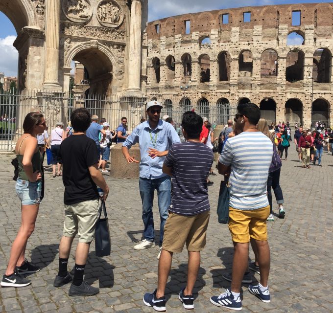 Rome: Colosseum Express Guided Tour with Arena Access Option - Roman Forum and Palatine Hill tickets after the guided tour