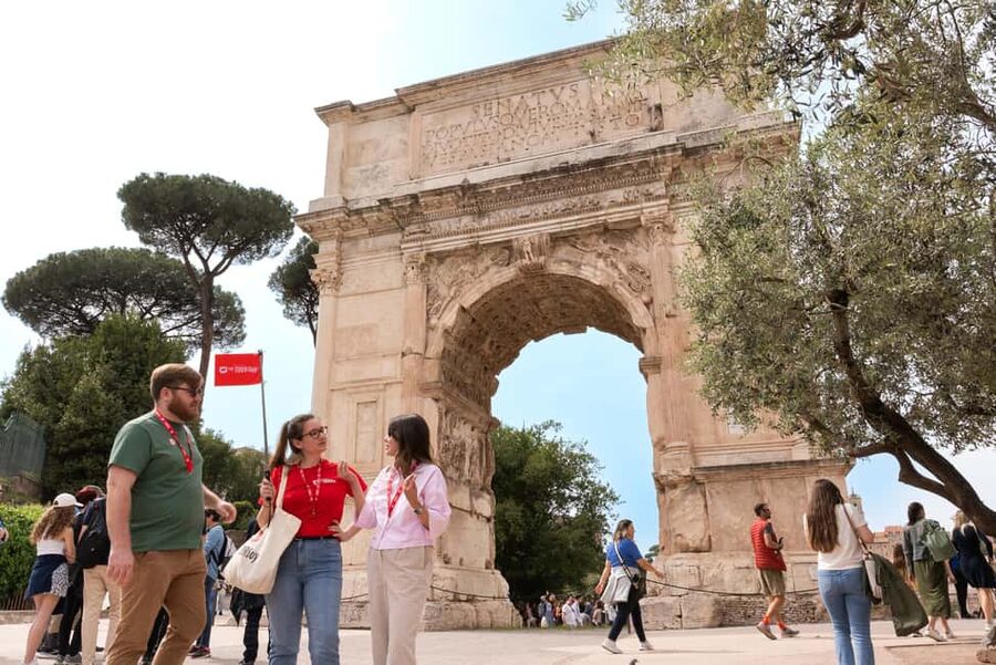 Rome: Colosseum, Forum, and Palatine Tour - Forum Photo Details: Tempio della Pace and the House of the Vestals