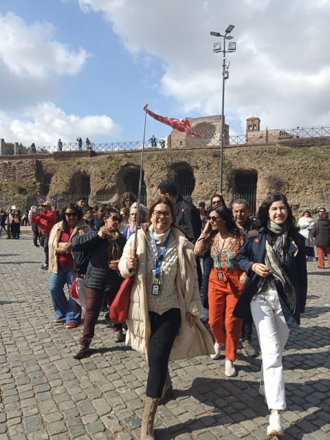 Rome: Colosseum, Palatine Hill, & Roman Forum Walking Tour - Inside the Colosseum: levels 1 and 2 of the Flavian Amphitheatre
