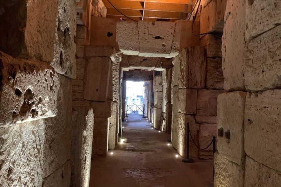 Rome: Colosseum Tour with Underground and Arena Floor Access - Entering the Colosseum with restricted-area access (not just the main level)